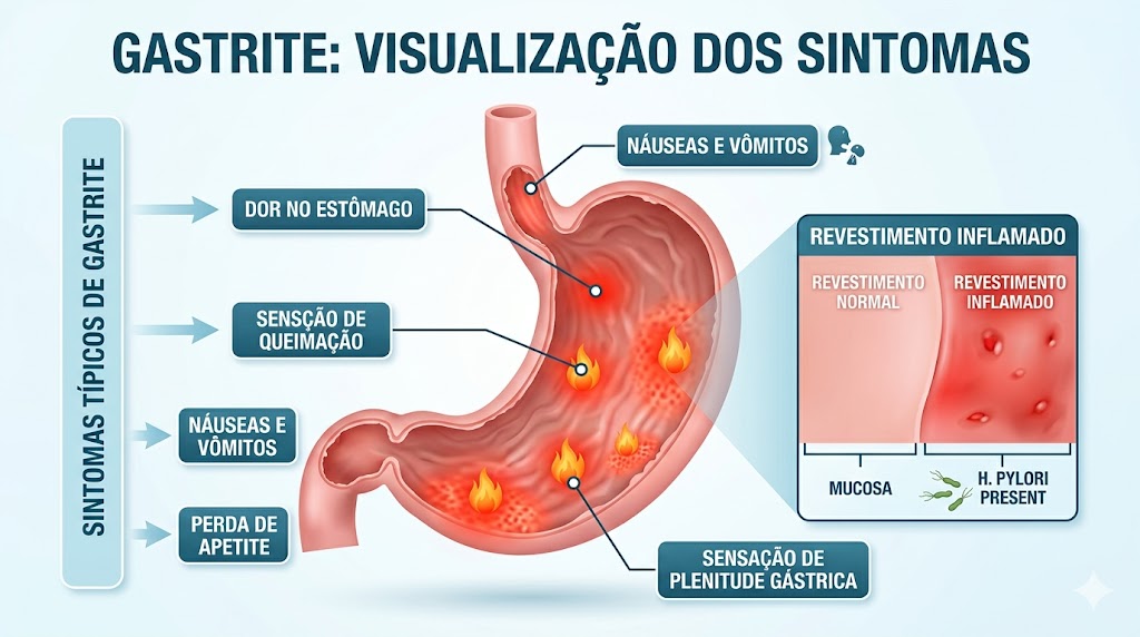 Gastrite - Sintomas, causas, diagnóstico e tratamento em Alimentação Gastrite - Sintomas, causas, diagnóstico e tratamento